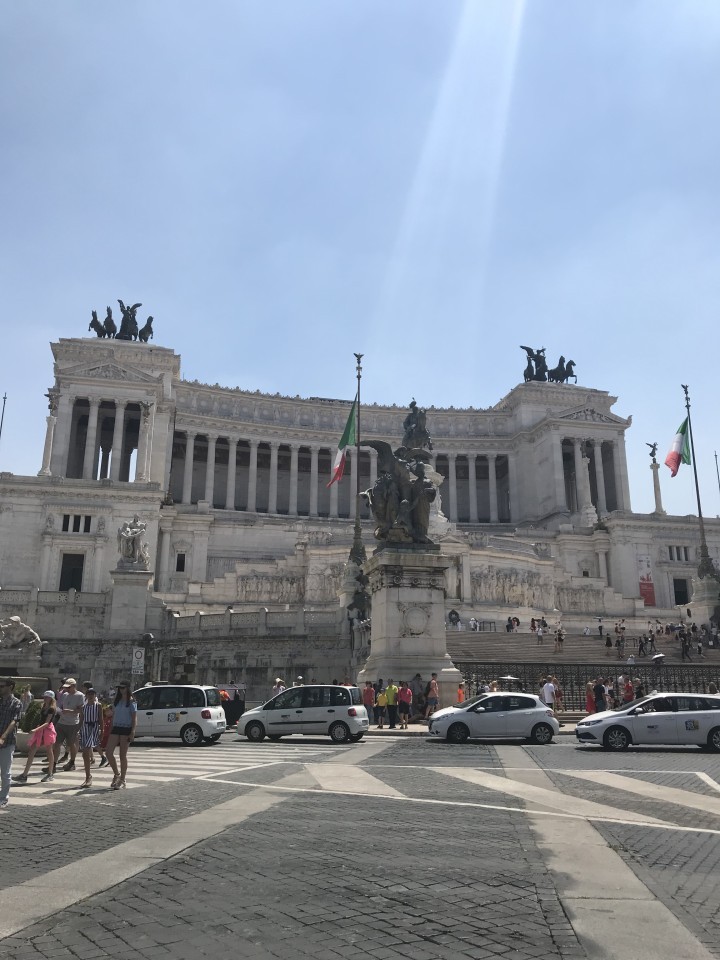 Monument of Viktor Emanuel II. in centrum Roma